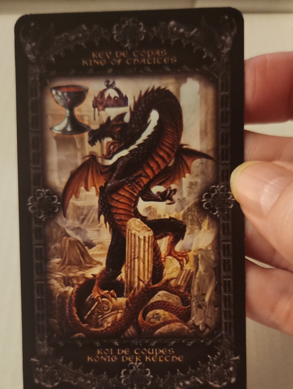 Alchemy 1977 England Tarot Card - Black & Purple Artwork - Picture 9 of 12